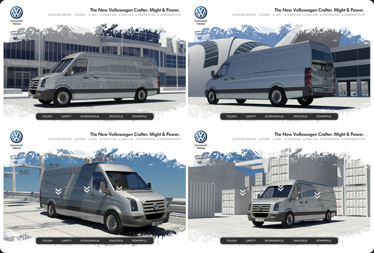 VW Crafter concept storyboard