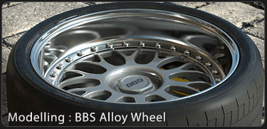 BBS Alloy Wheel 3DS Max Tutorial