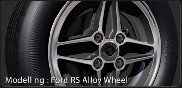 Ford RS Alloy Wheel 3DS Max Tutorial