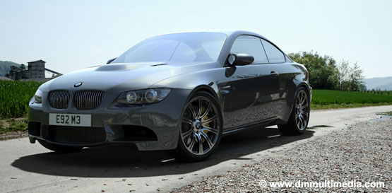 BMW E92 M3 in the countryside