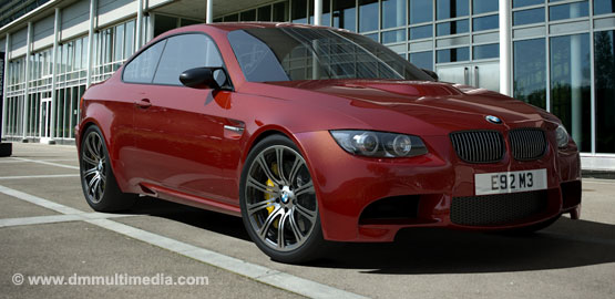 BMW E92 M3 in Red with 19" Alloys
