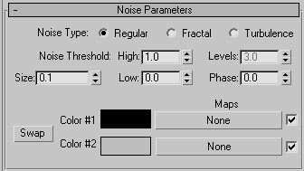Noise values for Specular Levels