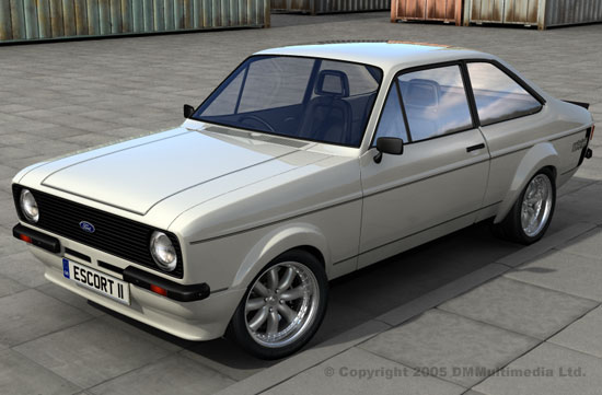 White MK2 Escort RS - Forest Arches