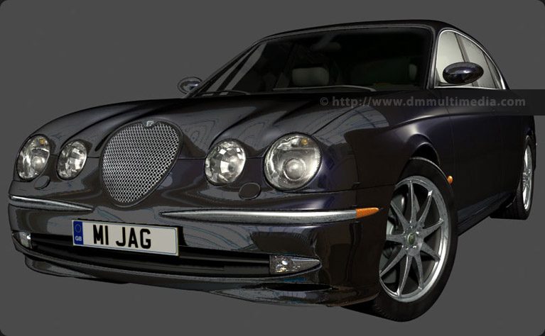 Jaguar S-Type - testing indianapolis wheels