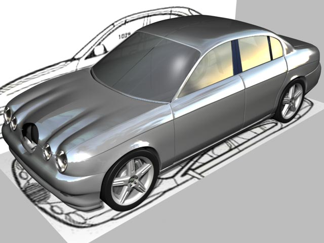 Jaguar S-Type - early modelling