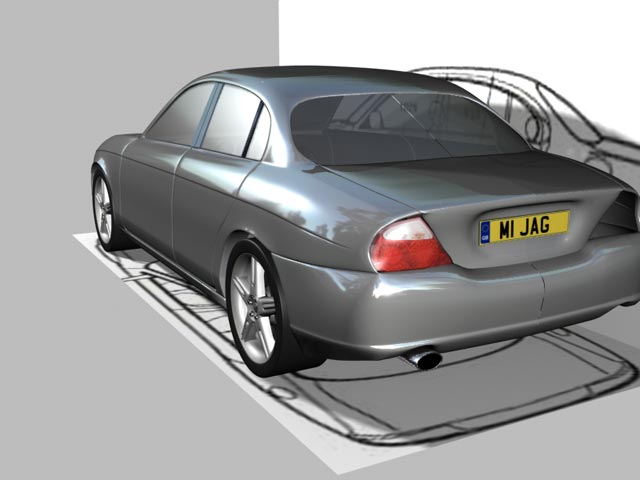 Jaguar S-Type - early modelling